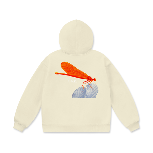 Orange Dragonfly Hoodie